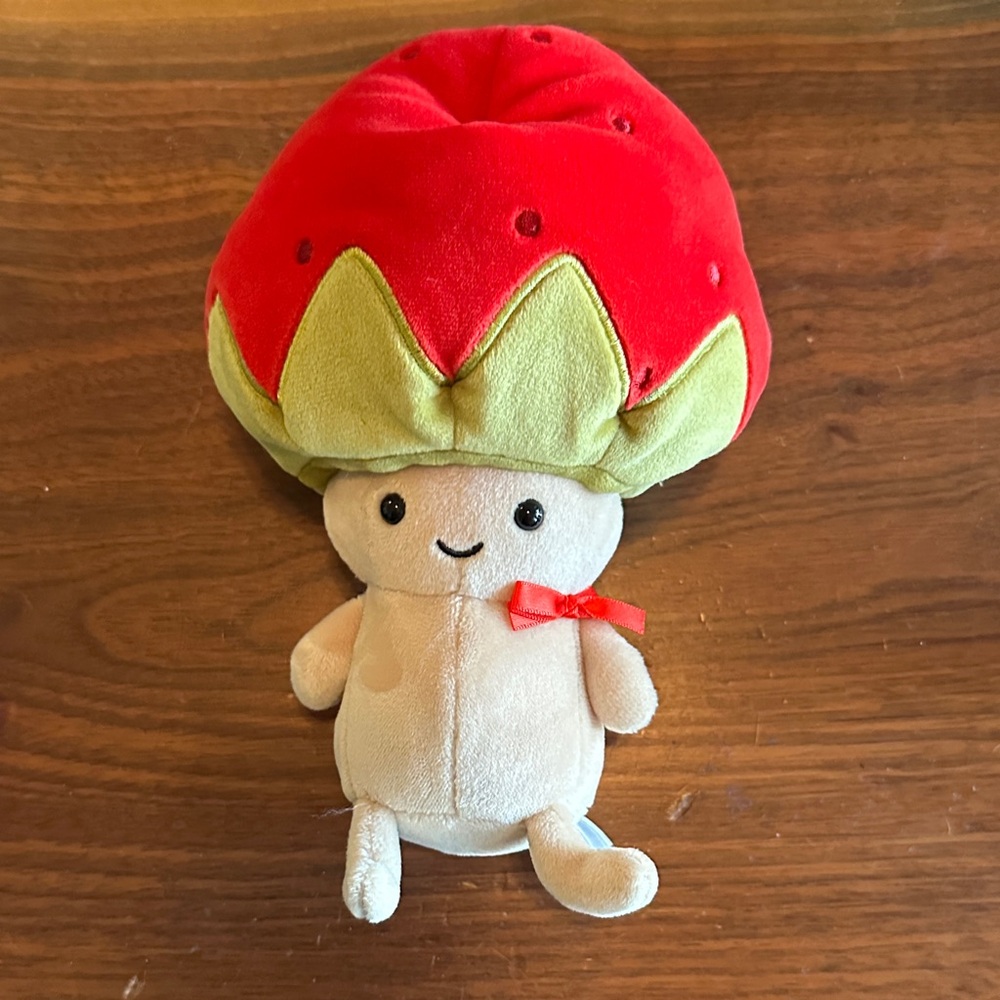 RETIRED Straw-beret jellycat